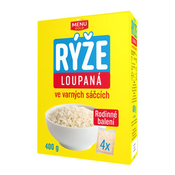 Menu Gold Rýže loupaná ve varných sáčcích 4x100g