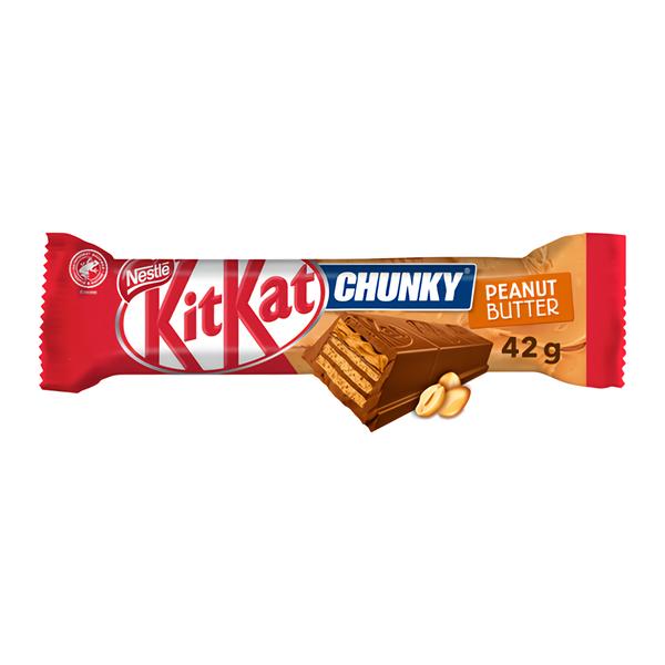 Nestlé KitKat Chunky čokoládová tyčinka s oplatkou a arašídovou náplní