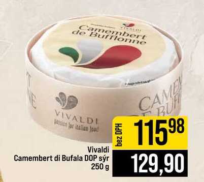 Vivaldi Camembert di Bufala DOP sýr 250 g
