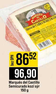 Marqués del Castillo Semicurado kozí sýr 150 g