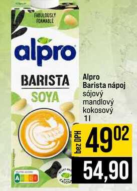 Alpro Barista nápoj sójový mandlový kokosový 1l