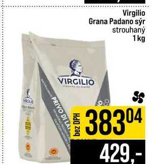Virgilio Grana Padano sýr strouhaný 1kg