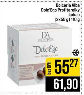 Dolceria Alba Dolc'Ego Profiterolky DA kakao (2x55 g) 110 g