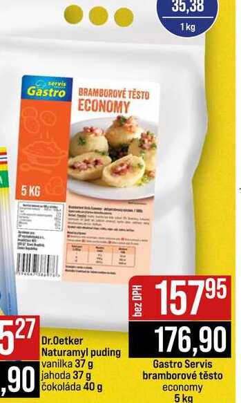 Gastro Servis bramborové těsto economy 5 kg
