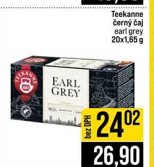 Teekanne černý čaj earl grey 20x1,65 g