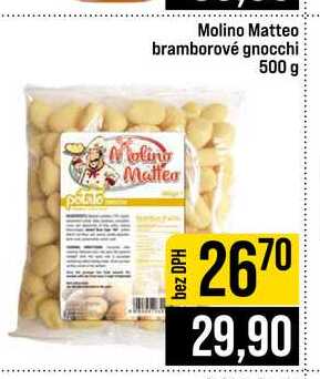 Molino Matteo bramborové gnocchi 500 g  