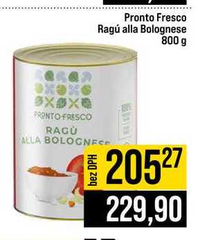 Pronto Fresco Ragú alla Bolognese 800 g