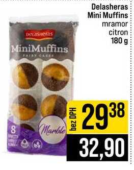 Delasheras Mini Muffins mramor citron 180 g 