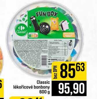 Classic lékořicové bonbony 600 g