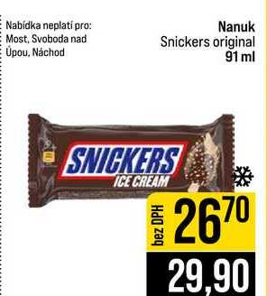 Nanuk Snickers original 91 ml