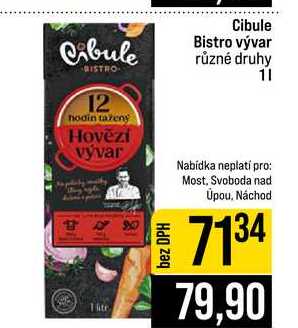 Cibule Bistro vývar různé druhy 1l