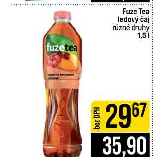 Fuze Tea ledový čaj různé druhy 1,5l