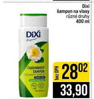 Dixi šampon na vlasy různé druhy 400 ml 