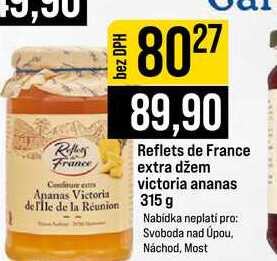 Reflets de France extra džem Victoria ananas 315 g