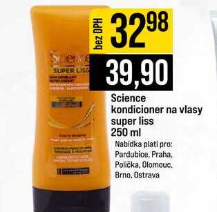 Science kondicioner na vlasy super liss 250 ml
