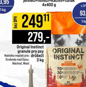 Original Instinct granule pro psy 3kg