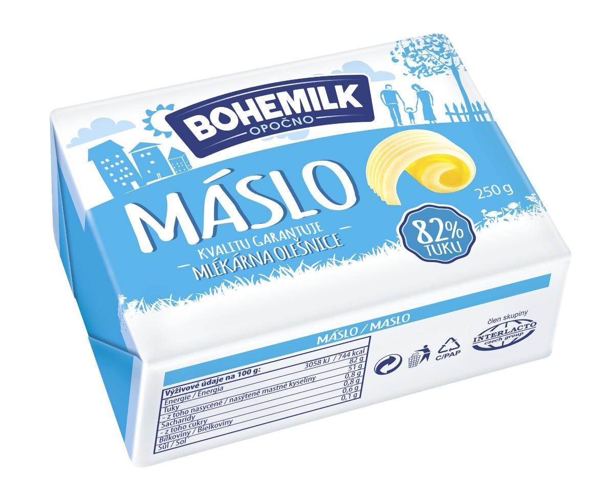 Bohemilk máslo, 250 g v akci
