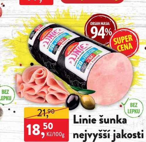 Linie šunka 100g