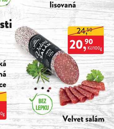 Velvet salám 100g