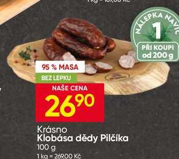 Klobása dědy Pilčíka 100 g