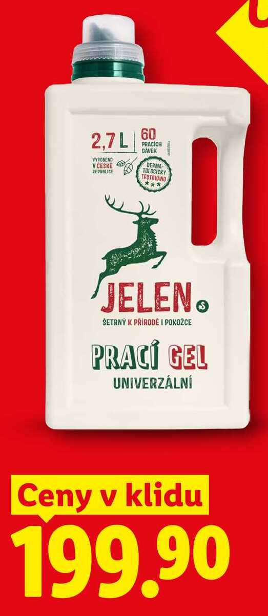 JELEN, PRACÍ GEL UNIVERZÁLNÍ