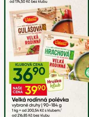 Vitana Velká rodinná polévka vybrané druhy 90-184 g