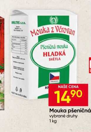 Mouka z Věrovan Pšeničná mouka 1kg