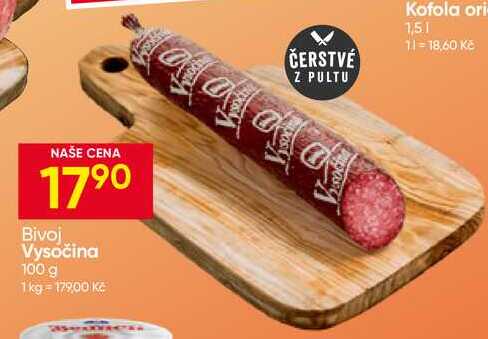 Bivoj Vysočina 100 g