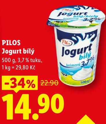 PILOS Jogurt bílý, 500 g