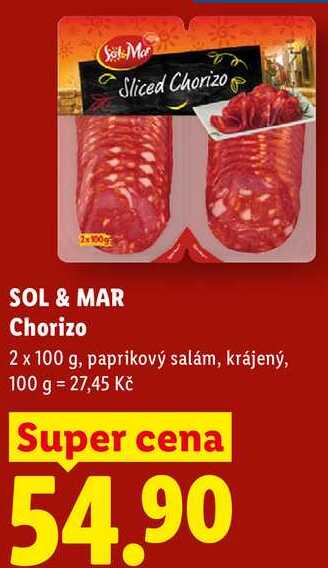 SOL & MAR Chorizo, 2 x 100 g