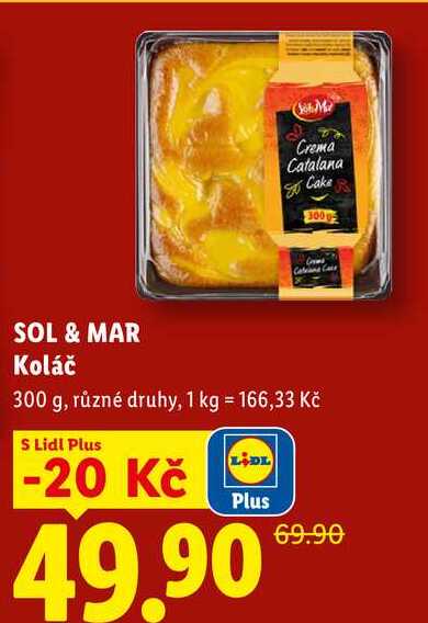 SOL & MAR Koláč, 300 g