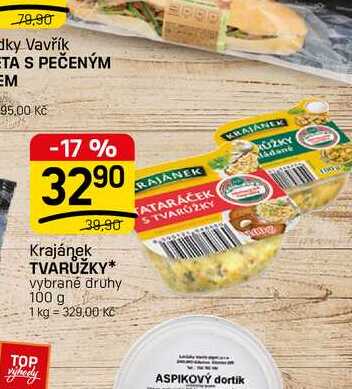 Tvarůžky 100g