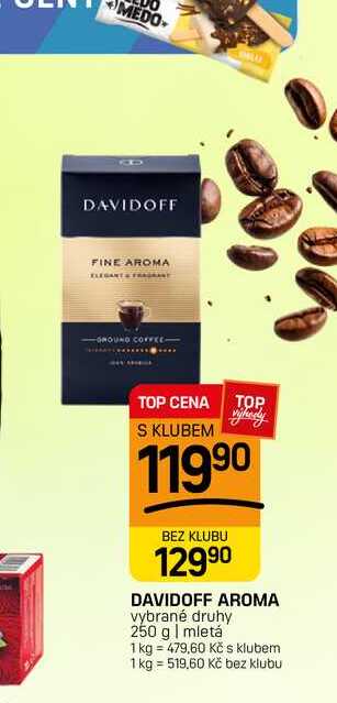 DAVIDOFF AROMA vybrané druhy 250 g | mletá