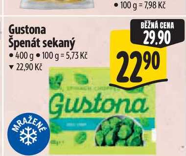 Gustona Špenát sekaný 400 g