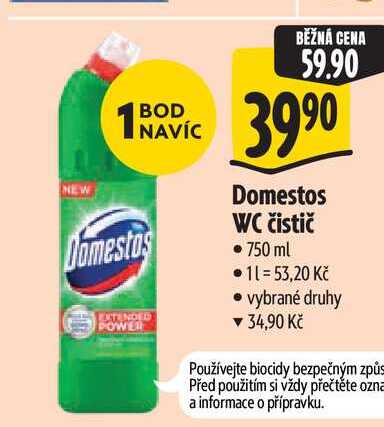 Domestos WC čistič 750 ml
