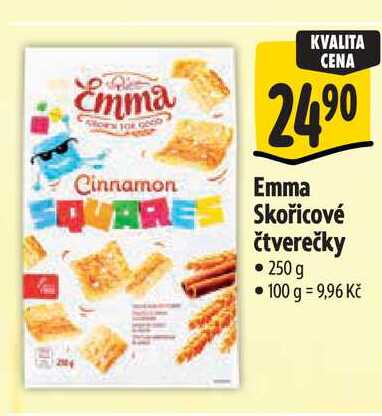 Emma Skořicové čtverečky 250 g