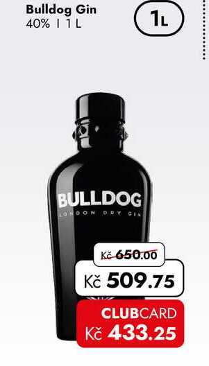 Bulldog Gin 40% 1 L