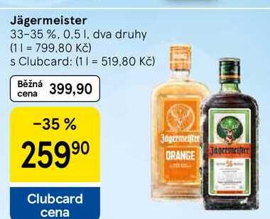 Jägermeister 33-35 %, 0.5 l