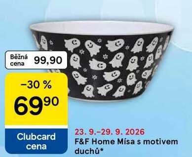 F&F Home Mísa s motivem duchů