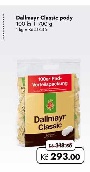 Dallmayr Classic pody 100 ks