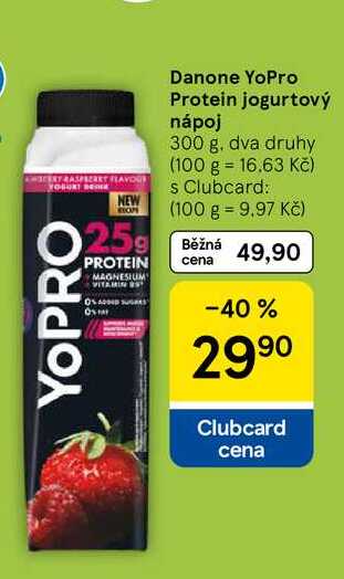 Danone YoPro Protein jogurtový nápoj, 300 g