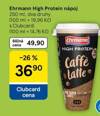 Ehrmann High Protein nápoj, 250 ml, dva druhy