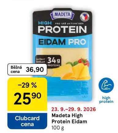 Madeta High Protein Eidam, 100 g