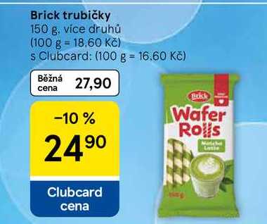 Brick trubičky, 150 g, více druhů