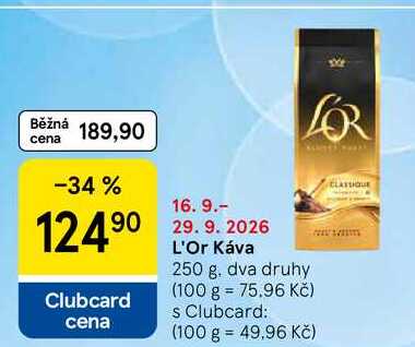 L'Or Káva, 250 g