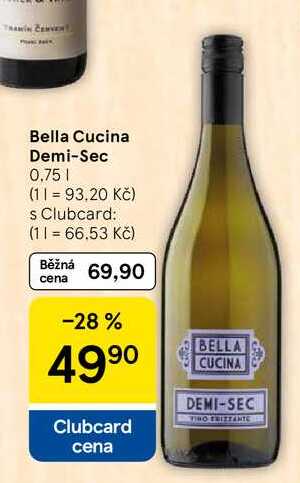 Bella Cucina Demi-Sec, 0.75 l
