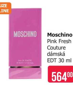 Moschino Pink Fresh Couture dámská EDT 30 ml