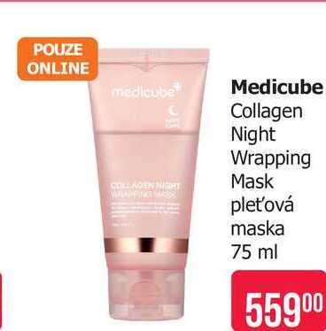 Medicube Collagen Night Wrapping Mask pleťová maska 75 ml