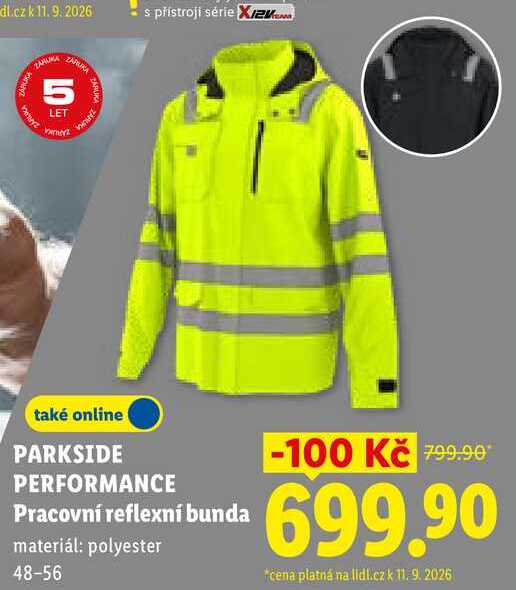 PARKSIDE PERFORMANCE Pracovní reflexní bunda