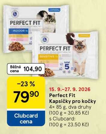 Perfect Fit Kapsičky pro kočky, 4x 85 g